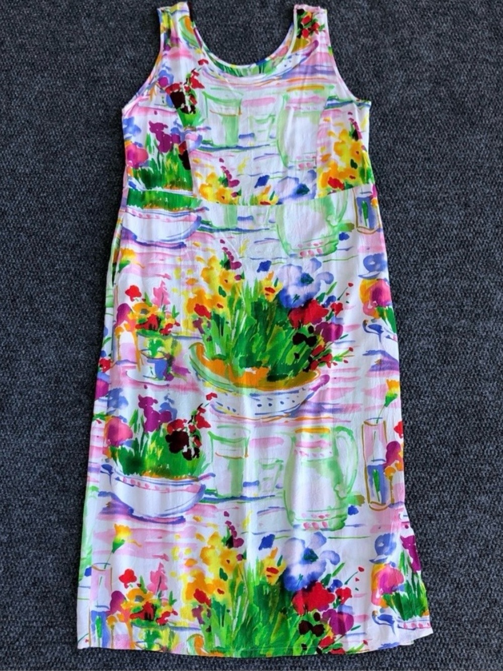 Jams World floral buffet sleeveless dress with pockets